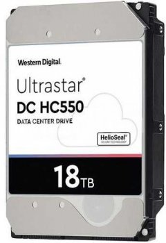 Жесткий диск HDD 18 Tb SATA 6Gb/s Western Digital DC HC550 <WUH721818ALE6L4/0F38459/0F38467> 3.5" 7200rpm 512Mb