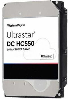 Жесткий диск WD Original SAS 3.0 16Тб 0F38357 WUH721816AL5204 Ultrastar DC HC550 (7200rpm) 512Mb 3.5"
