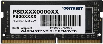 Оперативная память для ноутбуков 16Gb 2666MHz Patriot PSD416G266681S Signature RTL PC4-21300 CL19 SO-DIMM 260-pin 1.2В single rank Ret
