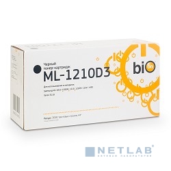 Картридж Bion ML-1210D3 для Samsung ML-1010/ML-1020M/ML-1210/ML-1220M/ML-1250/ML-1430 (2500 стр.), Черный, с чипом
