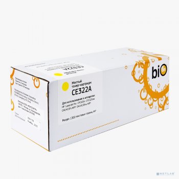 Картридж Bion BCR-CE322A для HP LaserJet Pro CM1415/CP1525 (1300 стр.),Желтый, с чипом