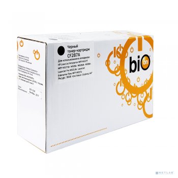 Картридж Bion BCR-CF287A для HP LaserJet E52545/M506/M527, LaserJet Enterprise M506/M527, LaserJet Flow E52545/M527, LaserJet Pro M501 (9000 стр.), Че