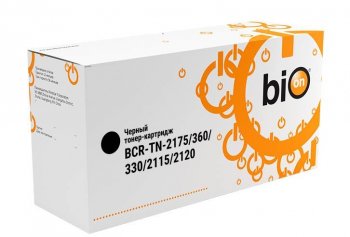 Картридж Bion TN-2175/360/330/2115/2120 для Brother HL-2140/2150/2150N/2170W, DP-7030/7040/7045N, MF-7045/7320/7440/7840W (2600 стр.),Черный, с чипом