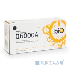 Картридж Bion BCR-Q6000A для HP Color LaserJet 2600/1600/2605N (2500 стр.), Черный, с чипом