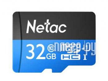 Карта памяти microSDHC Netac 32GB NT02P500STN-032G-S P500