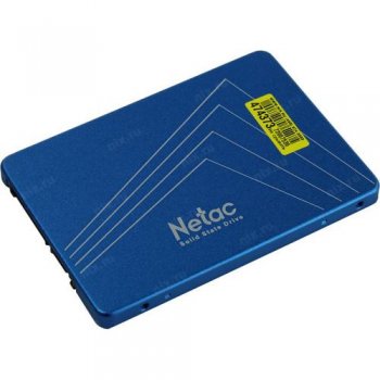 Твердотельный накопитель (SSD) Netac 256Gb N600S Series <NT01N600S-256G-S3X> 2.5" Retail (SATA3, up to 540/490MBs, 3D TLC, 7mm)