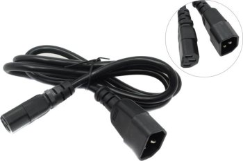 Кабель питания ExeGate EC-1P <EP280621RUS> IEC-320-C13 - IEC-320-C14 1м