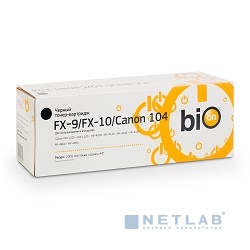 Картридж Bion BCR-FX-9/FX-10 для Canon i-SENSYS FAX-L95, 100, 120, 140, 160, MF-4018, 4120, 4140, 4150, 4270, 4320d (2000 стр.),Черный, с чипом