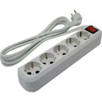 Сетевой фильтр 5bites <SP5W-330> White <3м> ( 5 розеток )