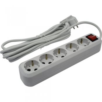 Сетевой фильтр 5bites <SP5W-350> White <5м> ( 5 розеток )