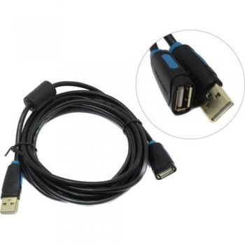 Кабель Vention <CBCBI> USB 2.0 A-->A 3м