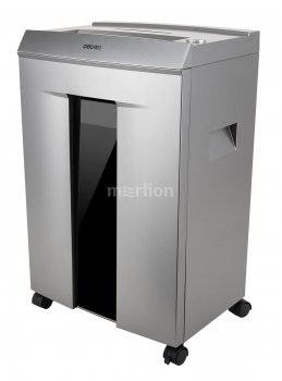 Уничтожитель бумаги Deli 9959 серый с автоподачей (секр.P-6) фрагменты 7лист. 30лтр. скрепки скобы