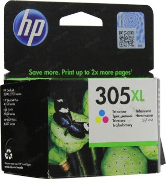 Картридж HP 305XL 3YM63AE многоцветный (200стр.) (5мл) для DJ 2320/2710/2720