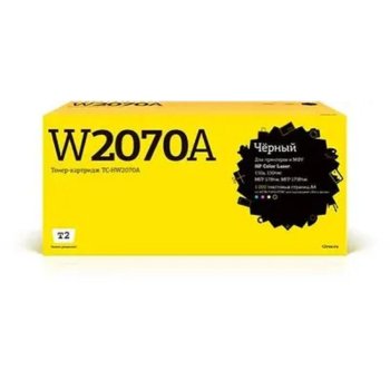 Картридж T2 W2070A TC-HW2070A для HP Color Laser 150a/150nw/MFP 178nw/MFP 179fnw (1000 стр.) черный, с чипом