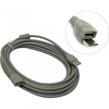 Кабель KS-is <KS-455-5> USB 2.0 A-->A 5м