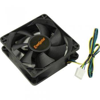 Вентилятор ExeGate <EX283379RUS> E08025H4P-PWM (4пин, 80x80x25мм)