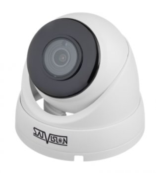 Камера видеонаблюдения Satvision SVI-D223A SD антивандальная купольная со встроенным микрофоном 2 Mpix microSD PoE