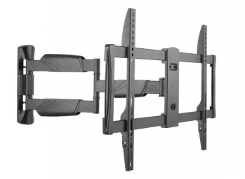 Кронштейн для телевизора Ultramounts UM 909 черный 37"-75" макс.35кг настенный поворотно-выдвижной и наклонный