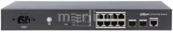 Коммутатор Dahua DH-PFS4210-8GT-150 (L2) 8x1Гбит/с 2SFP 8PoE+ 150W управляемый