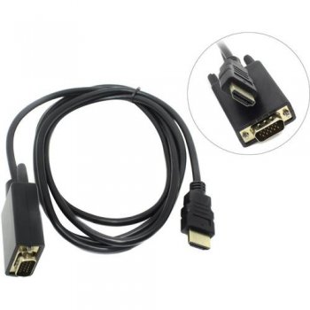 Кабель KS-is <KS-441> HDMI (M) -> VGA (15M) 1.8м