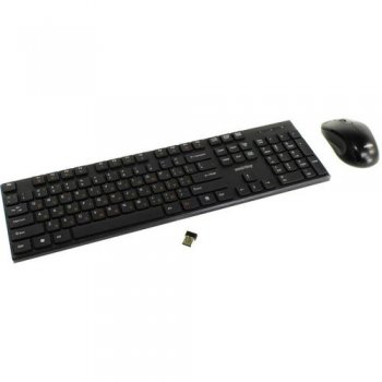Комплект клавиатура + мышь Smartbuy ONE <SBC-240385AG-K> (Кл-ра, USB, FM+Мышь 3кн, Roll, FM)