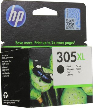 Картридж HP 305XL 3YM62AE черный (240стр.) для DeskJet 2320/2710/2720