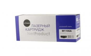 Картридж NetProduct (N-W1106A) для HP Laser 107a/107r//MFP135a/135r/135w/137, 1K (с чипом)