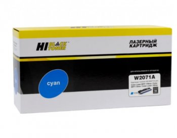 Картридж Hi-Black (HB-W2071A) для HP CL 150a/150nw/MFP178nw/179fnw, 117A, C, 0,7K