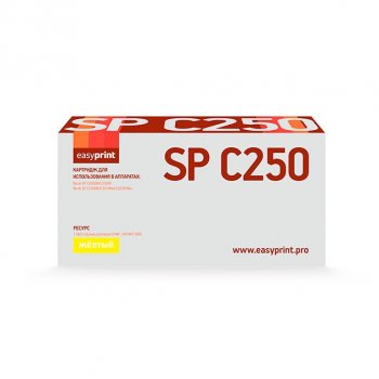Картридж Easyprint 407546/SPC250E LR-SPC250Y для Ricoh SP C250DN/C250SF/C260DN/C261DNw/C261SFNw (1600 стр.) желтый, с чипом