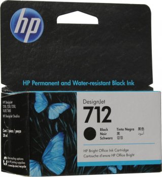 Картридж HP 3ED70A (№712) Black для DesignJet T210/230/250/630/650