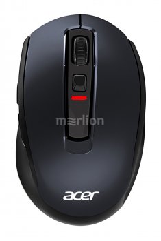 Мышь беспроводная Acer OMR070 черный оптическая (1600dpi) BT/Radio USB (6but)