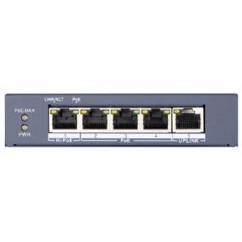 Коммутатор Hikvision DS-3E0505HP-E 5G 3PoE+ 60W неуправляемый