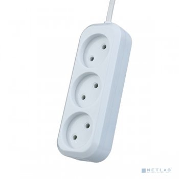 Сетевой удлинитель Perfeo без заземления "RU POWER",PF_B4064 (7,0м, 3 розетки, белый (Р16-012))