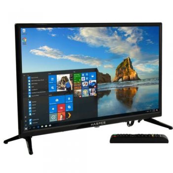 Телевизор-LCD 24" HARPER 24R490T (1366x768, HDMI, USB, DVB-T2)