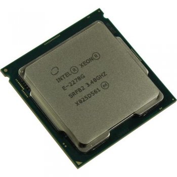Процессор CPU Intel Xeon E-2278G 3.4 GHz/8core/SVGA UHD Graphics P630/1+16Mb/80W/8 GT/s LGA1151