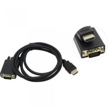 Кабель Exegate <EX-CC-HDMIM-VGAM-1.8> HDMI (M) -> VGA (15M) 1.8м <EX284928RUS>