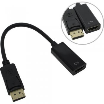 Переходник Exegate <EX-DPM-HDMIF-0.15> DisplayPort (M) ->HDMI (F) 0.15м <EX284921RUS>