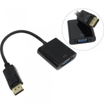 Переходник Exegate <EX-DPM-VGAF-0.15> DisplayPort (M) ->VGA (15F) 0.15м <EX284910RUS>