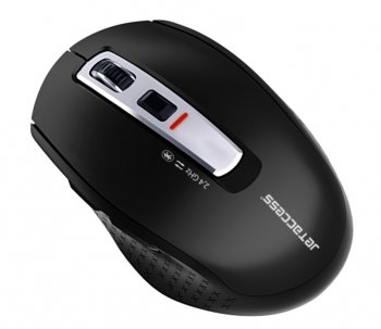 Мышь беспроводная Jet.A Optical Mouse <OM-B92G Black> (RTL) USB/Bluetooth 6btn+Roll