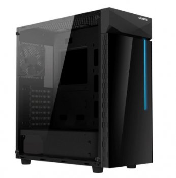 Корпус Gigabyte C200 GB-C200G черный без БП ATX 2x120mm 2xUSB3.0 audio bott PSU