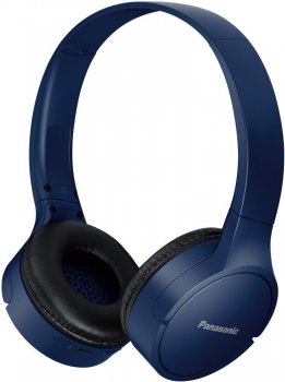 Наушники с микрофоном накладные Panasonic RB-HF420BGEA синий беспроводные bluetooth оголовье