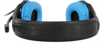 Наушники с микрофоном Defender Scrapper 500 Black/Blue (шнур 2м, с регулятором громкости) <64501>