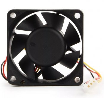 Вентилятор Gembird D6025HM-3, 60x60x25, гидродинамический, 3 pin, провод 25 см