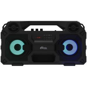 Портативная колонка Ritmix SP-690B Black (2x18W, USB, microSD, FM, Bluetooth 5.0, ПДУ, Li-Pol)