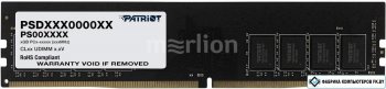 Оперативная память 8Gb 3200MHz Patriot PSD48G320081 Signature RTL PC4-25600 CL22 DIMM 288-pin 1.2В single rank