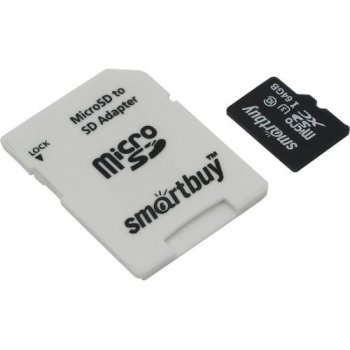 Карта памяти SmartBuy <SB64GBSDCL10U3L-01> microSDXC 64Gb UHS-I U3 + microSD-->SD Adapter