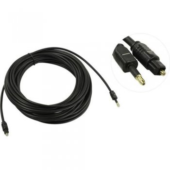 Кабель ODT(Toslink)-M --> mini Toslink 3.5mm -M OD4.0 10м