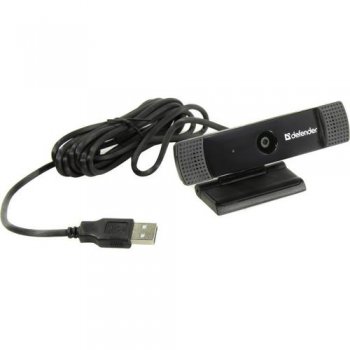 Веб-камера Defender G-Lens 2599 FullHD 1080p (USB2.0, 1920x1080, микрофон)<63199>