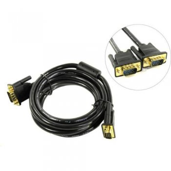 Кабель Vention <DAEBH> монитор - SVGA card (15M -15M) 2м 2 фильтра