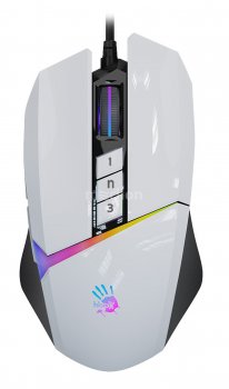 Мышь A4Tech Bloody Gaming Mouse <W60 Max Panda White> (RTL) USB 10btn+Roll